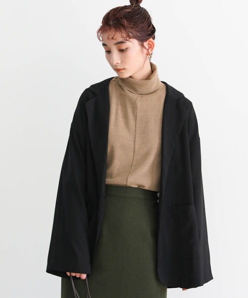 select MOCA（セレクトモカ）の「2021 SS テーラードジャケット（テーラードジャケット・レディース・ブラック/ブラウン/サックスブルー/ネイビー/アイボリー/ミント・FREE）」の9枚目の写真