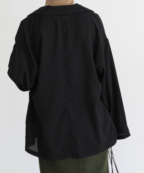 select MOCA（セレクトモカ）の「2021 SS テーラードジャケット（テーラードジャケット・レディース・ブラック/ブラウン/サックスブルー/ネイビー/アイボリー/ミント・FREE）」の12枚目の写真