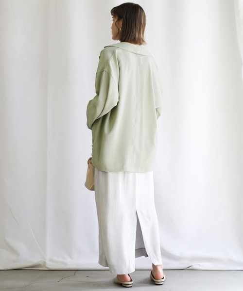 select MOCA（セレクトモカ）の「2021 SS テーラードジャケット（テーラードジャケット・レディース・ブラック/ブラウン/サックスブルー/ネイビー/アイボリー/ミント・FREE）」の21枚目の写真