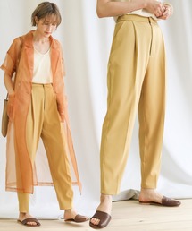 ツイルカラーテーパードパンツ