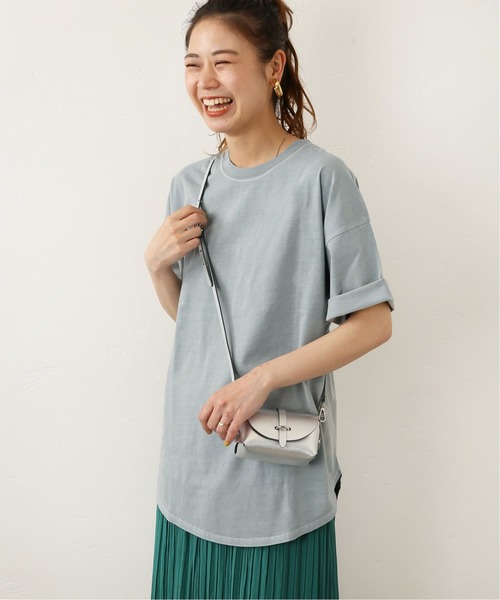 JOURNAL STANDARD relume(ジャーナルスタンダード レリューム)の「ピグメントDyeクルーネックラウンドTee◆(Tシャツ/カットソー)」|グレー