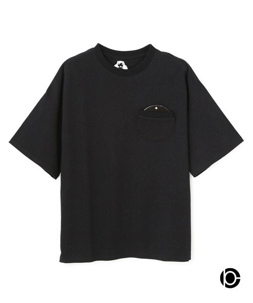 ADAM ET ROPE'(アダムエロペ)の「【HOLE AND HOLLAND×10C】DISK T-shirts/UNISEX(Tシャツ/カットソー・メンズ・ホワイト/ブラック・M/L/XL)」の1枚目の写真