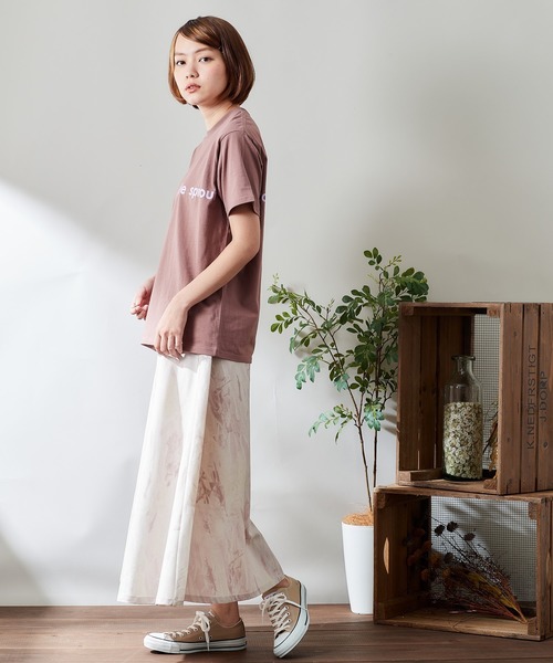 cepo(セポ)の「レタリングサイドプリントTee(Tシャツ/カットソー・レディース・ピンク/パープル/ブラック/ブラウン・M)」の5枚目の写真