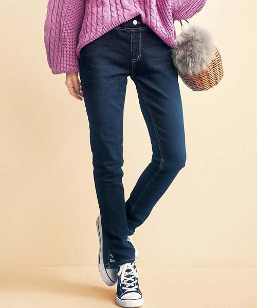 裏起毛ストレッチ美脚デニムレギンスパンツ その他パンツ Geera ジーラ のファッション通販 Zozotown