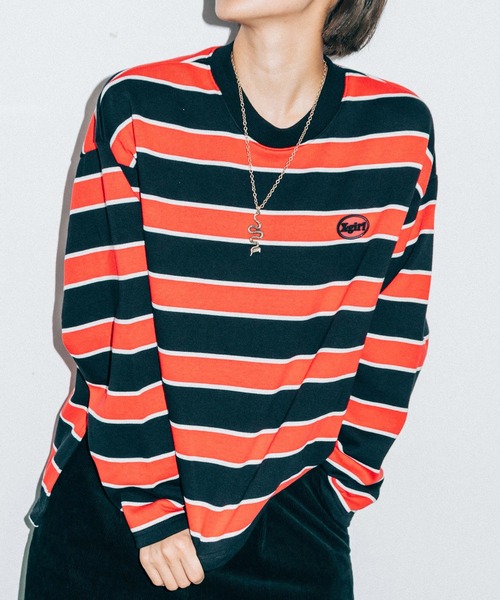 Striped Sweat トップス Top スウェット スウェット X Girl エックスガール のファッション