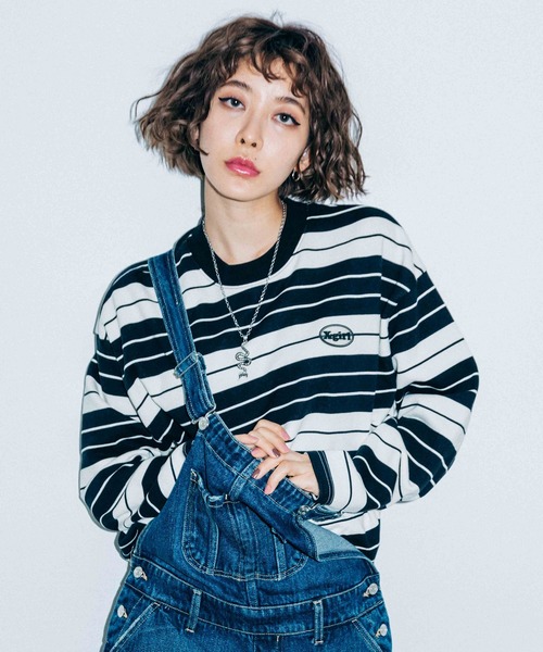 Striped Sweat Top スウェット X Girl エックスガール のファッション通販 Zozotown