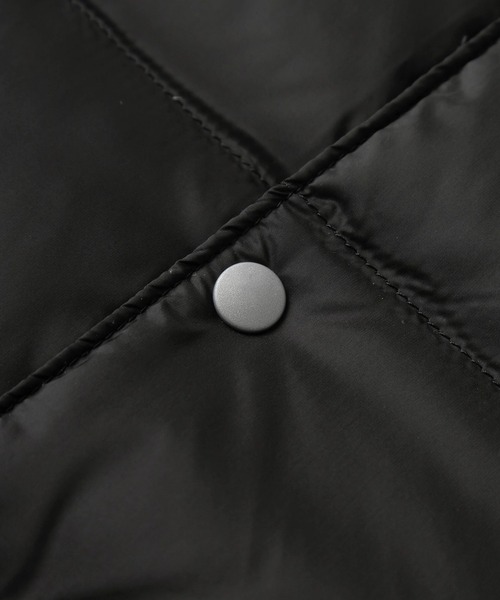 TAION（タイオン）の「【TAION/タイオン】キルティング クルーネック ダウンジャケット /インナーダウンクルーネックブルゾン（ブルゾン・レディース・ベージュ/ネイビー/オフホワイト/ブラック/カーキ/ダークオリーブ/グレー/チャコールグレー/オリーブ・XL/M/L/XXL）」の12枚目の写真