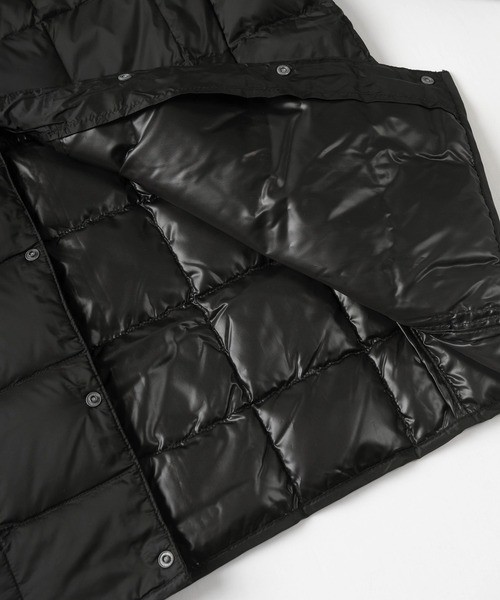 TAION（タイオン）の「【TAION/タイオン】キルティング クルーネック ダウンジャケット /インナーダウンクルーネックブルゾン（ブルゾン・レディース・ベージュ/ネイビー/オフホワイト/ブラック/カーキ/ダークオリーブ/グレー/チャコールグレー/オリーブ・XL/M/L/XXL）」の18枚目の写真