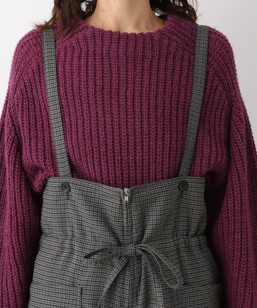LEPSIM(レプシィム)の「アレンジチェックサロペット 922211(サロペット/オーバーオール・レディース・チャコールグレー/ブラウン/グレー・MEDIUM/LARGE)」の18枚目の写真