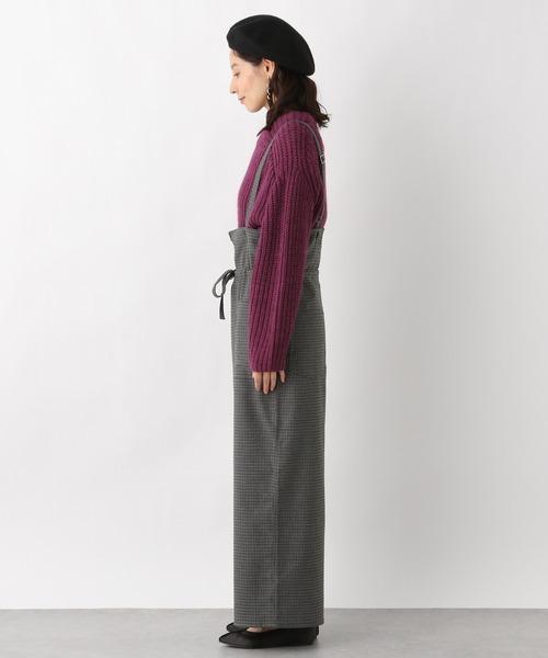 LEPSIM(レプシィム)の「アレンジチェックサロペット 922211(サロペット/オーバーオール・レディース・チャコールグレー/ブラウン/グレー・MEDIUM/LARGE)」の10枚目の写真