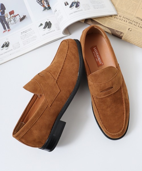 LASSU&FRISS（ラスアンドフリス）の「LASSU&FRISS コインローファー（ローファー・メンズ・ライトブラウン/ブラウン/ブラック×ホワイト/ブラック/ネイビー/ダークブラウン/ブラウン系その他/ブラック系その他/ブラック系その他2・48/47/42/40/44/45/50/39/41/46/43）」の8枚目の写真