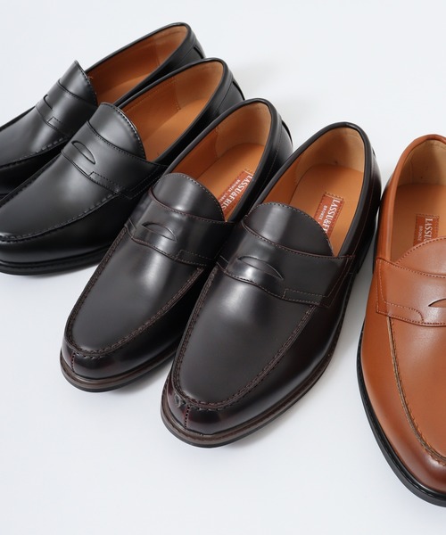 LASSU&FRISS（ラスアンドフリス）の「LASSU&FRISS コインローファー（ローファー・メンズ・ライトブラウン/ブラウン/ブラック×ホワイト/ブラック/ネイビー/ダークブラウン/ブラウン系その他/ブラック系その他/ブラック系その他2・48/47/42/40/44/45/50/39/41/46/43）」の6枚目の写真