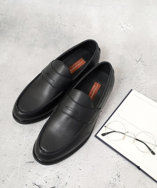 LASSU&FRISS（ラスアンドフリス）の「LASSU&FRISS コインローファー（ローファー・メンズ・ライトブラウン/ブラウン/ブラック×ホワイト/ブラック/ネイビー/ダークブラウン/ブラウン系その他/ブラック系その他/ブラック系その他2・48/47/42/40/44/45/50/39/41/46/43）」の4枚目の写真