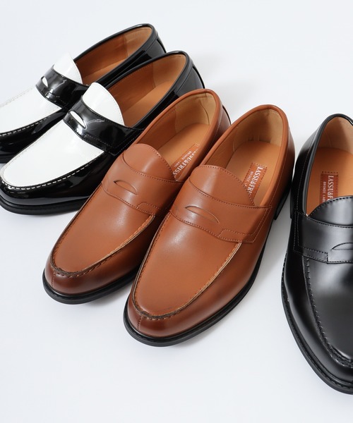 LASSU&FRISS（ラスアンドフリス）の「LASSU&FRISS コインローファー（ローファー・メンズ・ライトブラウン/ブラウン/ブラック×ホワイト/ブラック/ネイビー/ダークブラウン/ブラウン系その他/ブラック系その他/ブラック系その他2・48/47/42/40/44/45/50/39/41/46/43）」の7枚目の写真