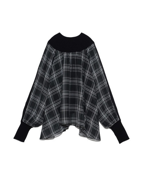 FURFUR（ファーファー）の「シアーチェックコンビプルオーバー