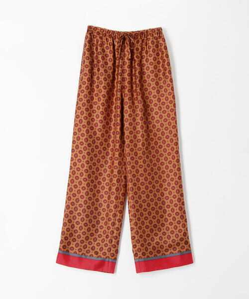 新品 EDITION SILK PRINT スリーピングイージーパンツ EDITION（エディション）の「SILK PRINT FABRIC スリーピング