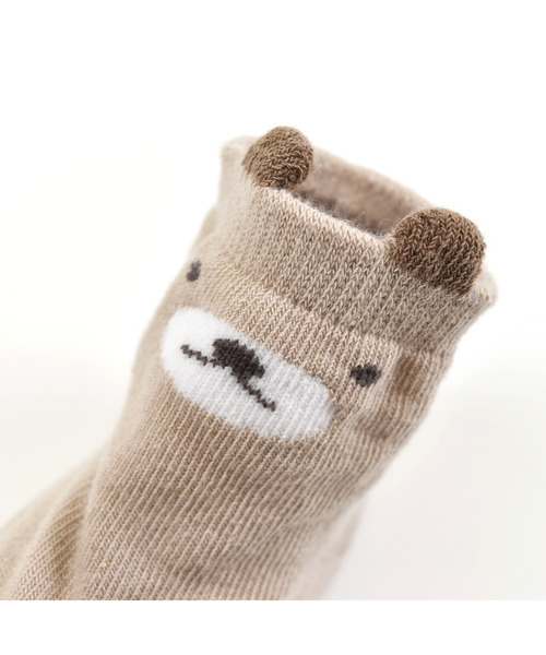 birthday party（バースデイパーティー）の「birthday party /アニマルショートソックスベビー (9~11cm)（その他ベビー用品・キッズ・ピンク/オフホワイト/グレー/ベージュ・9）」の10枚目の写真