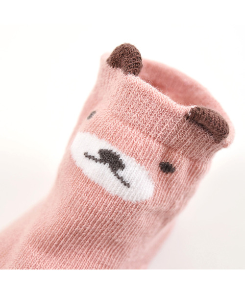 birthday party（バースデイパーティー）の「birthday party /アニマルショートソックスベビー (9~11cm)（その他ベビー用品・キッズ・ピンク/オフホワイト/グレー/ベージュ・9）」の9枚目の写真