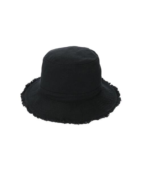 koe（コエ）の「RUBEN フリンジバケットハット（ハット・レディース・ホワイト/ブラック・FREE）」の10枚目の写真