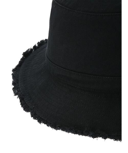 koe（コエ）の「RUBEN フリンジバケットハット（ハット・レディース・ホワイト/ブラック・FREE）」の9枚目の写真