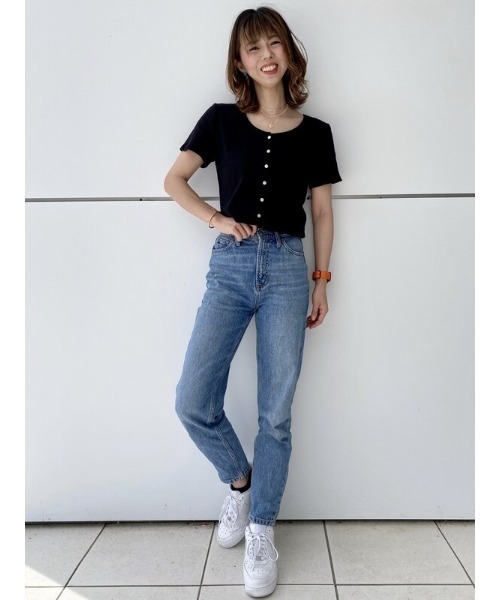 Jeans ウルトラ ハイライズ マムジーンズ 送関込 セール】スカイハイライズ マムジーンズ(デニムパンツ)|GAP