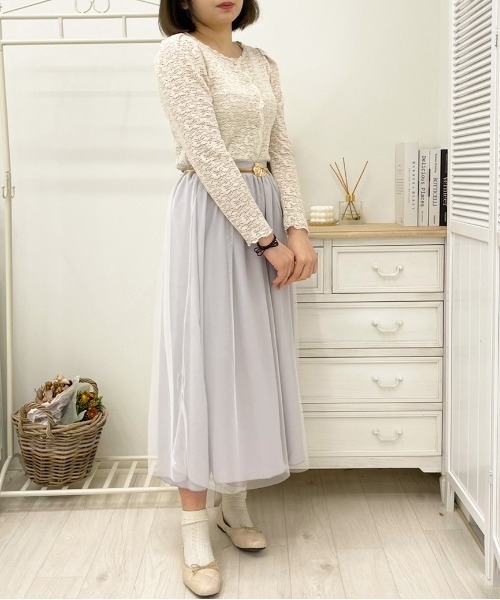 apres jour（アプレジュール）の「レースシャーリングトップス【ZOZOTOWN限定アイテム】（シャツ/ブラウス・レディース・ミント/アイボリー/ライトベージュ・フリー/X-LARGE）」の15枚目の写真