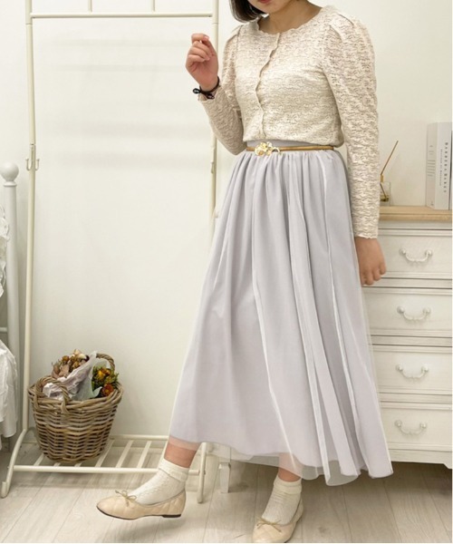 apres jour（アプレジュール）の「レースシャーリングトップス【ZOZOTOWN限定アイテム】（シャツ/ブラウス・レディース・ミント/アイボリー/ライトベージュ・フリー/X-LARGE）」の16枚目の写真