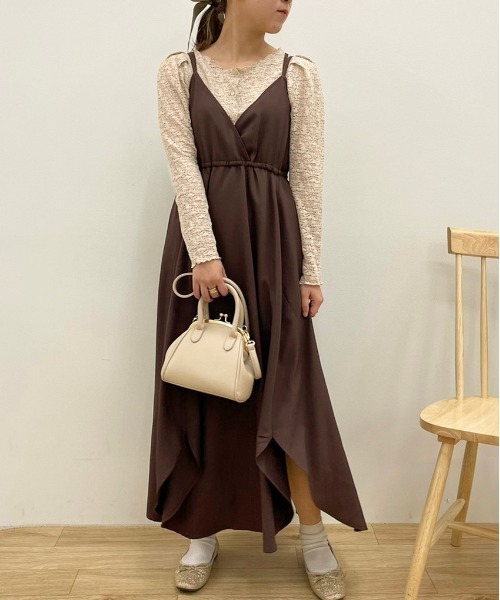 apres jour（アプレジュール）の「レースシャーリングトップス【ZOZOTOWN限定アイテム】（シャツ/ブラウス・レディース・ミント/アイボリー/ライトベージュ・フリー/X-LARGE）」の5枚目の写真