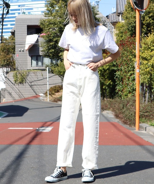 orSlow(オアスロウ)の「orSlow/オアスロウ HIGH WAIST DENIM PANTS デニムパンツ(デニムパンツ・レディース・ホワイト・1/2/3)」の5枚目の写真