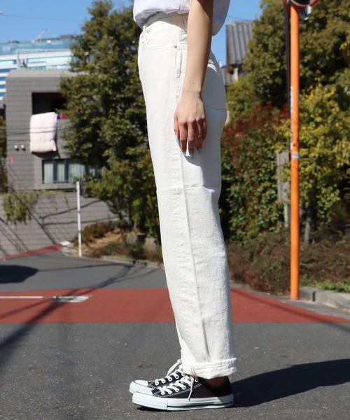 orSlow(オアスロウ)の「orSlow/オアスロウ HIGH WAIST DENIM PANTS デニムパンツ(デニムパンツ・レディース・ホワイト・1/2/3)」の12枚目の写真