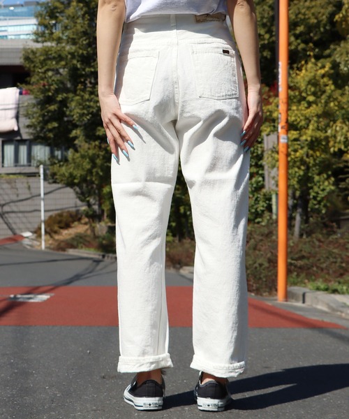 orSlow(オアスロウ)の「orSlow/オアスロウ HIGH WAIST DENIM PANTS デニムパンツ(デニムパンツ・レディース・ホワイト・1/2/3)」の9枚目の写真