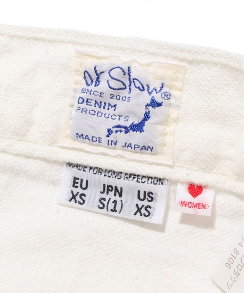 orSlow(オアスロウ)の「orSlow/オアスロウ HIGH WAIST DENIM PANTS デニムパンツ(デニムパンツ・レディース・ホワイト・1/2/3)」の4枚目の写真
