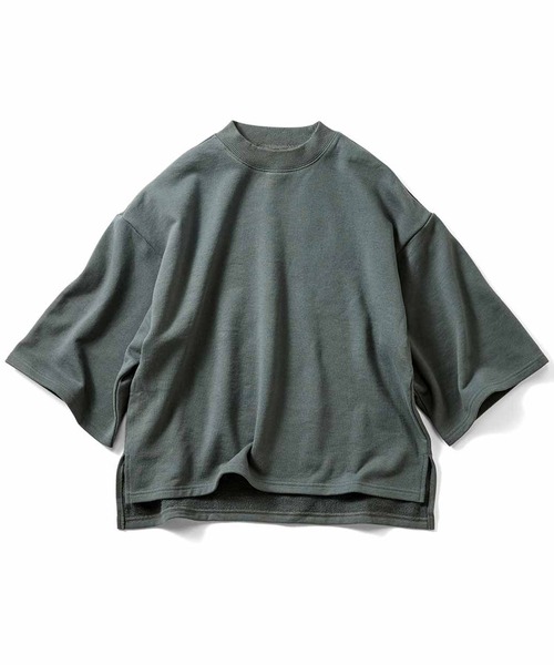 IEDIT（イディット）の「ＩＥＤＩＴ　カリフォルニアコットンのワイドスリーブトップス（Tシャツ/カットソー・レディース・ブラック/グリーン・MEDIUM/LARGE/XX-LARGE/X-LARGE/SMALL/XXX-LARGE）」の8枚目の写真