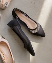 KOBE LETTUCE | バイカラーフラットパンプス(パンプス)