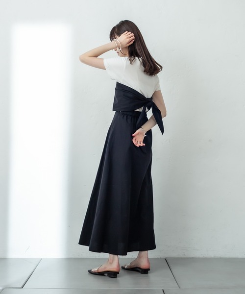 mystic（ミスティック）の「anywayワンピース（シャツワンピース・レディース・ブラック/ベージュ・FREE）」の21枚目の写真