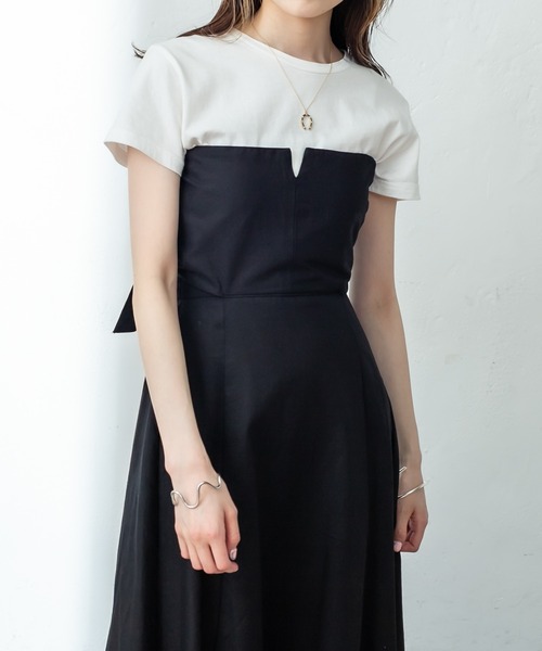 mystic（ミスティック）の「anywayワンピース（シャツワンピース・レディース・ブラック/ベージュ・FREE）」の12枚目の写真