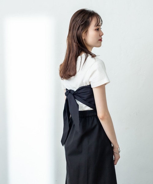 mystic（ミスティック）の「anywayワンピース（シャツワンピース・レディース・ブラック/ベージュ・FREE）」の14枚目の写真