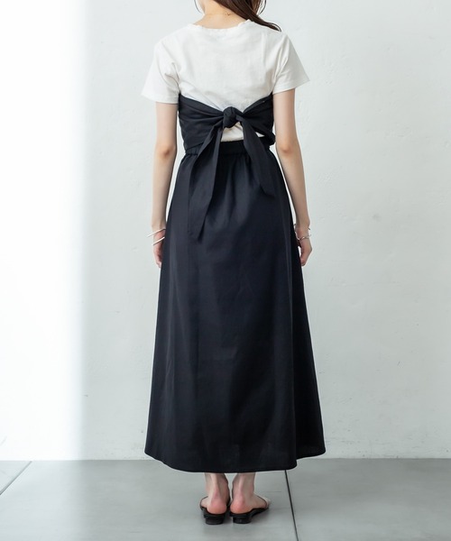 mystic（ミスティック）の「anywayワンピース（シャツワンピース・レディース・ブラック/ベージュ・FREE）」の10枚目の写真