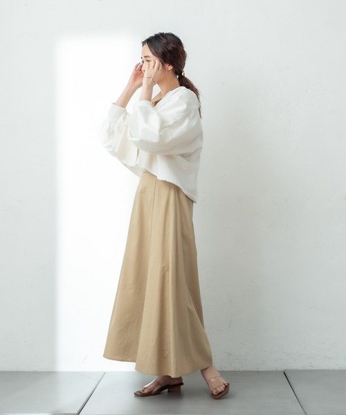 mystic（ミスティック）の「anywayワンピース（シャツワンピース・レディース・ブラック/ベージュ・FREE）」の6枚目の写真