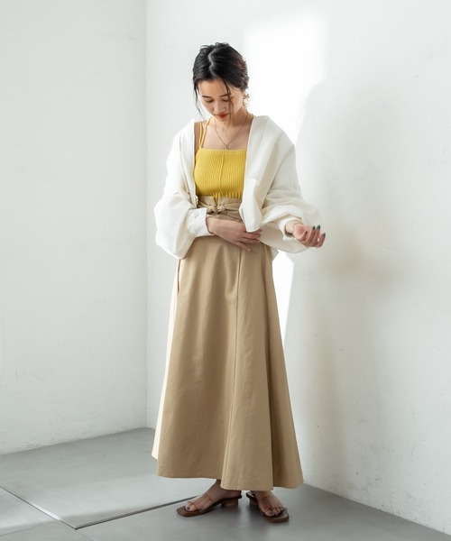 mystic（ミスティック）の「anywayワンピース（シャツワンピース・レディース・ブラック/ベージュ・FREE）」の8枚目の写真