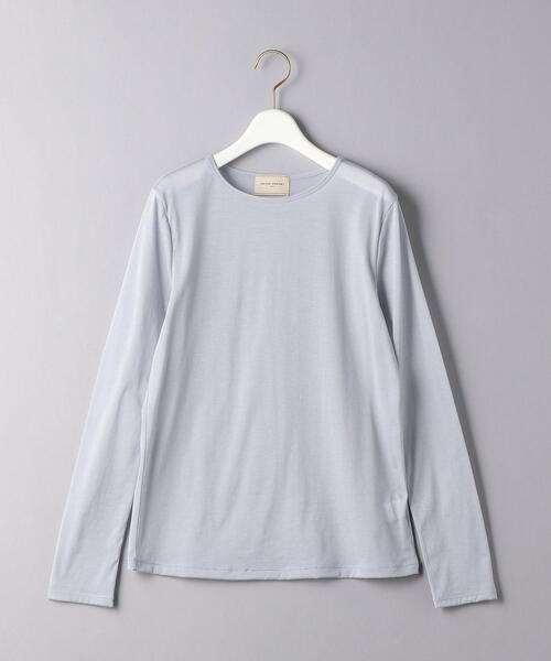 UNITED ARROWS（ユナイテッドアローズ）の「UBC シアー ロングスリーブ Tシャツ◆（Tシャツ/カットソー・レディース・ライトグレー/ブラック/オフホワイト・FREE）」の14枚目の写真