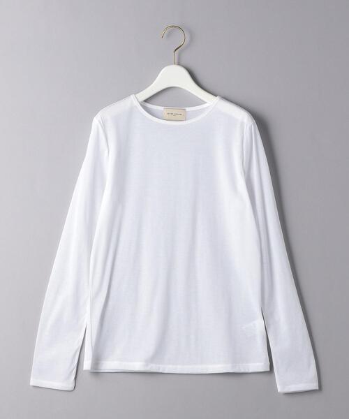 UNITED ARROWS（ユナイテッドアローズ）の「UBC シアー ロングスリーブ Tシャツ◆（Tシャツ/カットソー・レディース・ライトグレー/ブラック/オフホワイト・FREE）」の11枚目の写真