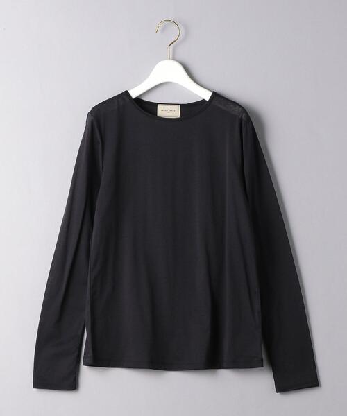 UNITED ARROWS（ユナイテッドアローズ）の「UBC シアー ロングスリーブ Tシャツ◆（Tシャツ/カットソー・レディース・ライトグレー/ブラック/オフホワイト・FREE）」の5枚目の写真