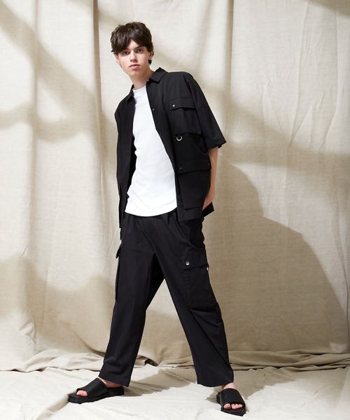 EMMA CLOTHES（エマクローズ）の「スクエアトゥワンストラップサンダル EMMA CLOTHES（サンダル・メンズ・ブラック/オフホワイト/グレイッシュベージュ・S/M/L）」の5枚目の写真