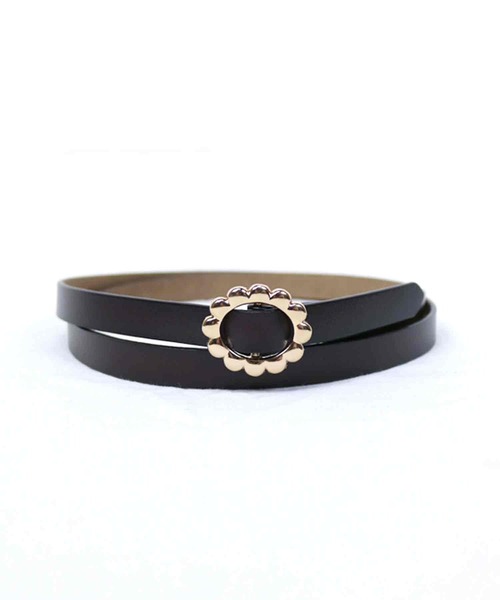 paravion（パラビオン）の「K/スカラップベルト（ベルト・レディース・ブラック/ブラウン/ダークブラウン/ベージュ・ONESIZE）」の9枚目の写真