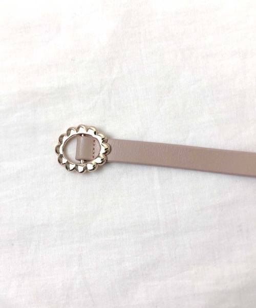 paravion（パラビオン）の「K/スカラップベルト（ベルト・レディース・ブラック/ブラウン/ダークブラウン/ベージュ・ONESIZE）」の12枚目の写真