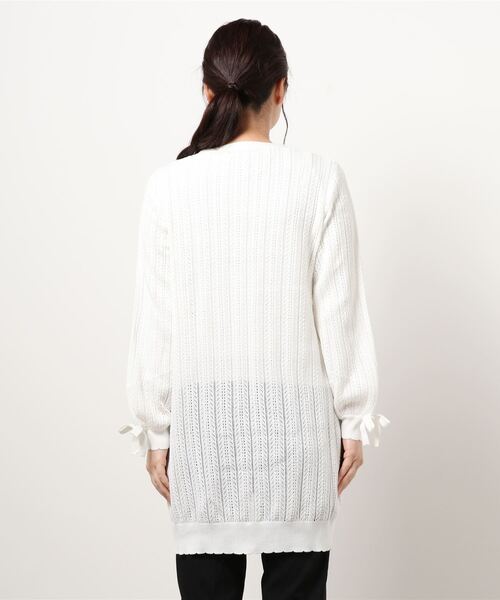 LODISPOTTO(ロディスポット)の「ロイヤルガーデンカーディガン(カーディガン/ボレロ・レディース・ホワイト/ピンク・MEDIUM)」の3枚目の写真