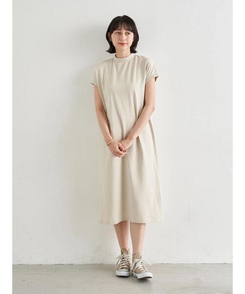 earth music&ecology（アースミュージックアンドエコロジー）の「SET2点スリットキャミワンピース+カットワンピース　＊（ワンピース・レディース・ブラック/ミント/テラコッタ・FREE）」の14枚目の写真