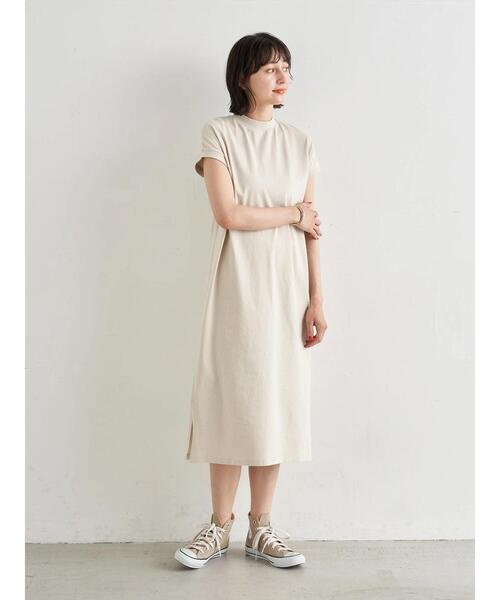 earth music&ecology（アースミュージックアンドエコロジー）の「SET2点スリットキャミワンピース+カットワンピース　＊（ワンピース・レディース・ブラック/ミント/テラコッタ・FREE）」の15枚目の写真