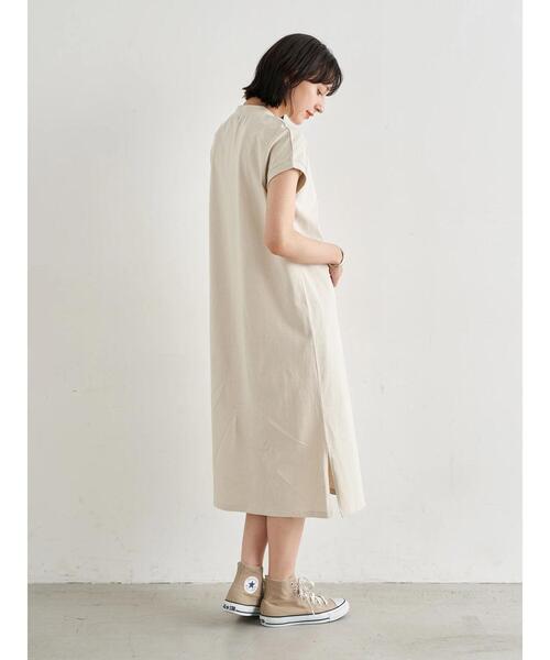 earth music&ecology（アースミュージックアンドエコロジー）の「SET2点スリットキャミワンピース+カットワンピース　＊（ワンピース・レディース・ブラック/ミント/テラコッタ・FREE）」の17枚目の写真